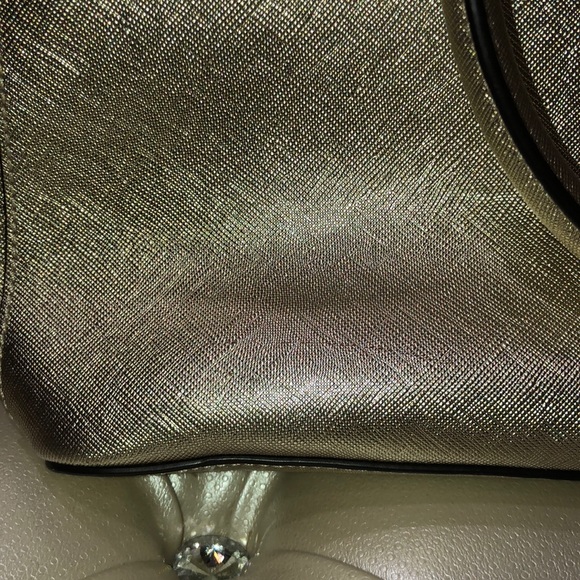 Tory Burch Robinson Metallic Mini Double Zip Bag - Picture 7 of 16